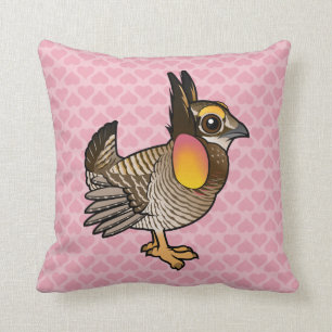 Coussin Poulet de prairie de Birdorable Attwater
