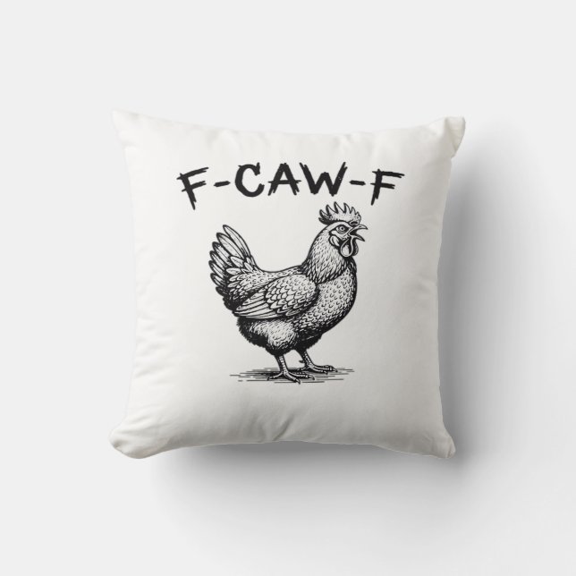 Coussin Poulet essentiel F-Caw-F (Recto)