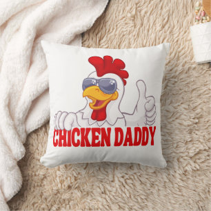 Coussin Poulet papa Poulet Papa Père Poulet Amant