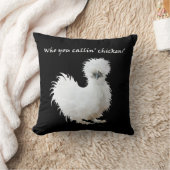 Coussin Poulet Silkie Silly  (Couverture)