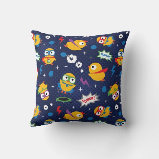Coussin Poulet Super-héros (Verso)