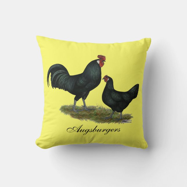 Coussin Poulets Augsburger (Recto)