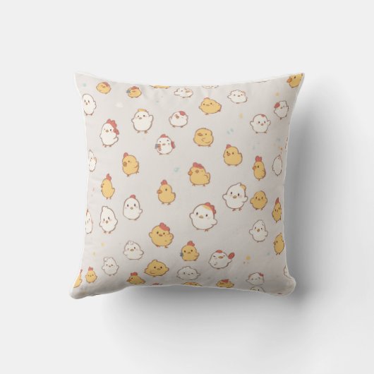 Coussin Poulets de bébé (Verso)