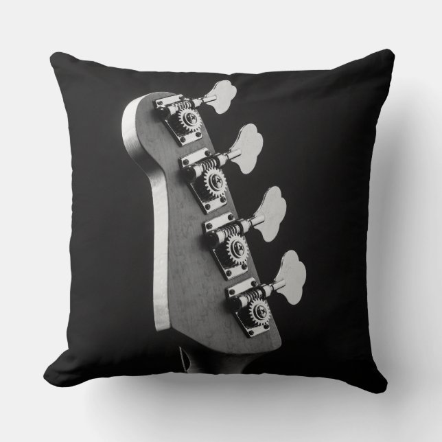 Coussin Poupée de guitare basse (Recto)