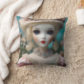 Coussin Poupée Vintage bleue, (Couverture)