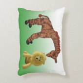 Coussin - Poupées de girafe et de lion (Devant(Vertical))