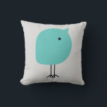 Coussin Pouponnière moderne Coussin, Turquoise & Grey<br><div class="desc">Ce doux oreiller à petits jetons rappelle les motifs de l'Amérique du milieu du siècle, parfait pour un bébé ou une chambre d'enfant. Le petit poussin est turquoise. Il est magnifiquement jumelé avec mon autre poussin turquoise, également à vendre sur Zazzle dans mon magasin. Veuillez me contacter si vous souhaitez...</div>