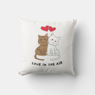 coussin pour amoureux de les chats, coussin souple
