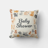 Coussin pour Baby shower (Recto)