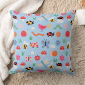 Coussin pour enfants à motif d'insecte mignon (Couverture)