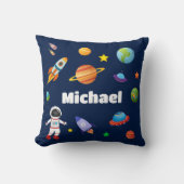 Coussin pour enfants spatiaux personnalisés (Recto)