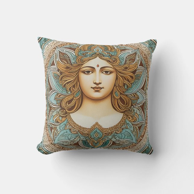 Coussin pour femmes Mandala (Recto)