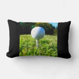 coussin pour golfeurs golf balle et tee art