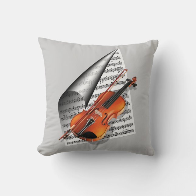 Coussin Pour l'amour de la musique. (Recto)