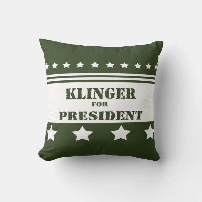 Coussin Pour le Président Klinger (Recto)