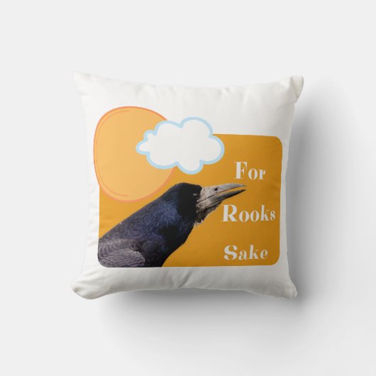 Coussin Pour le saké Rooks (Recto)