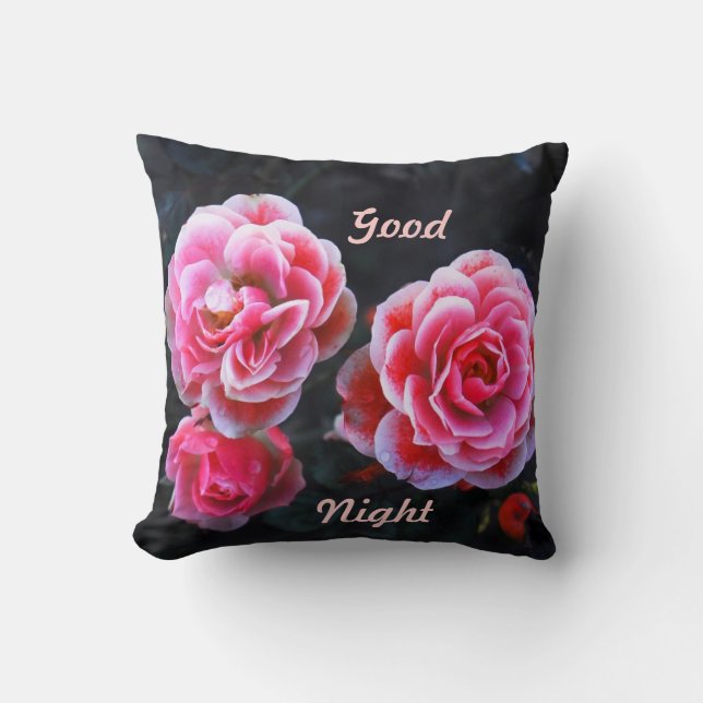 Coussin Pour les roses Dort (Recto)