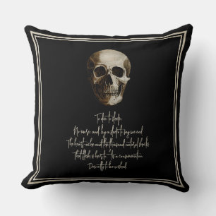Coussin Pour mourir : dormir Shakespearian