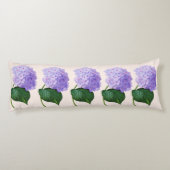 Coussin pourpre de corps d'hortensias de Redoute (Dos)