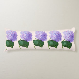 Coussin pourpre de corps d'hortensias de Redoute