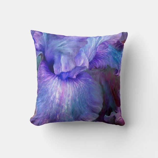 Coussin pourpre de décorateur d'art de modes (Recto)