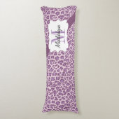 Coussin pourpre personnalisé de corps de lavande (devant Vertical)