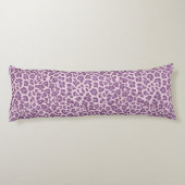 Coussin pourpre personnalisé de corps de lavande (Dos)