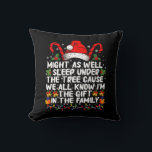 Coussin Pourrait Aussi Dormir Sous Le Cadeau De Noël Arbre<br><div class="desc">Pourrait Aussi Dormir Sous Le Cadeau De Noël Arbre</div>