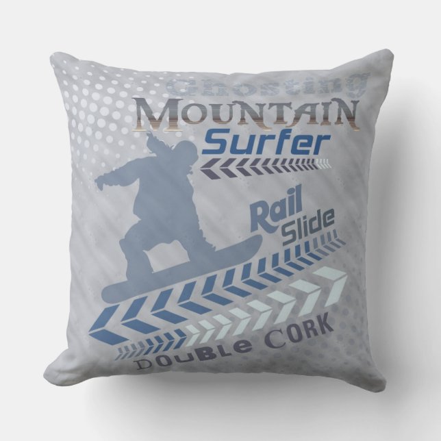 Coussin Pousse de snowboard (Recto)