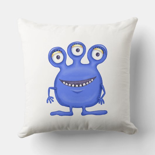 Coussin Poussette - Curls Monstres (Verso)