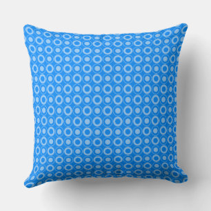 Coussin Poussettes Mazipoodles Polka Dot Donuts - Mid Blue