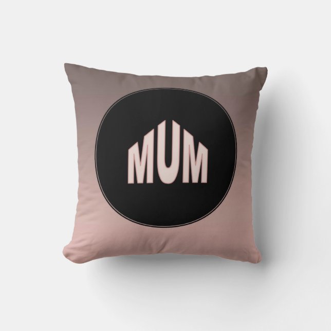 Coussin Poussin à deux tons maman (Recto)