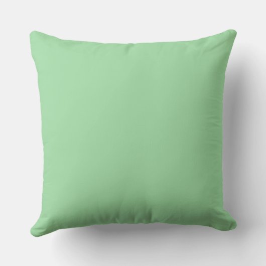 Coussin Poussin à rayure verte de chaux (Verso)