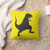 Coussin Poussin Dinosaur Jaune (Couverture)