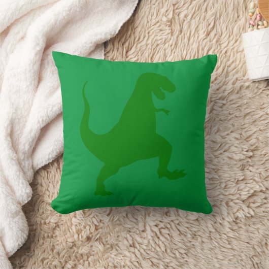 Coussin Poussin Dinosaure Vert (Couverture)