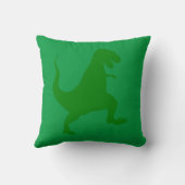 Coussin Poussin Dinosaure Vert (Verso)