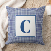 Coussin Poussin Monogramme - Pouponnière Bleu Vérifié (Couverture)