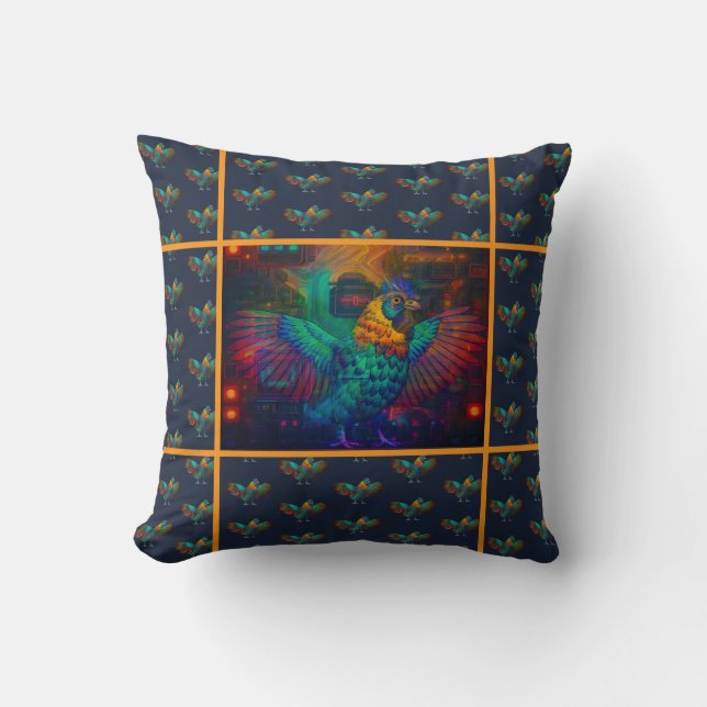 Coussin Poussin Numérique (Recto)