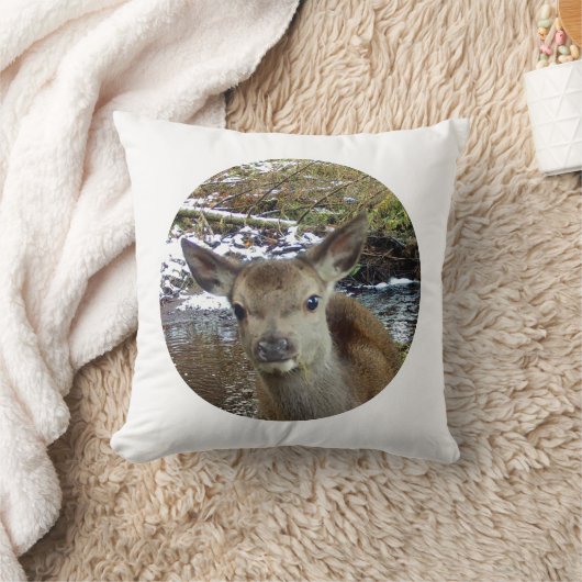 Coussin Poussin réversible pour cerf de bébé Lumbar (Couverture)