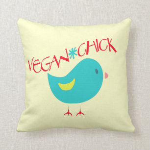 Coussin Poussin végétalien