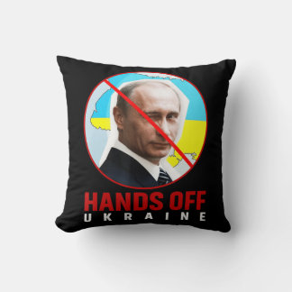 Coussin Poutine met la main à l'Ukraine