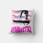 Coussin Poutre de balance rose et violet (Recto)