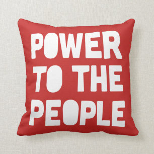 Coussin Pouvoir Au Peuple