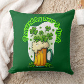 Coussin Powered by Beer St Patrick’s Day Shirt – almofada (Couverture)