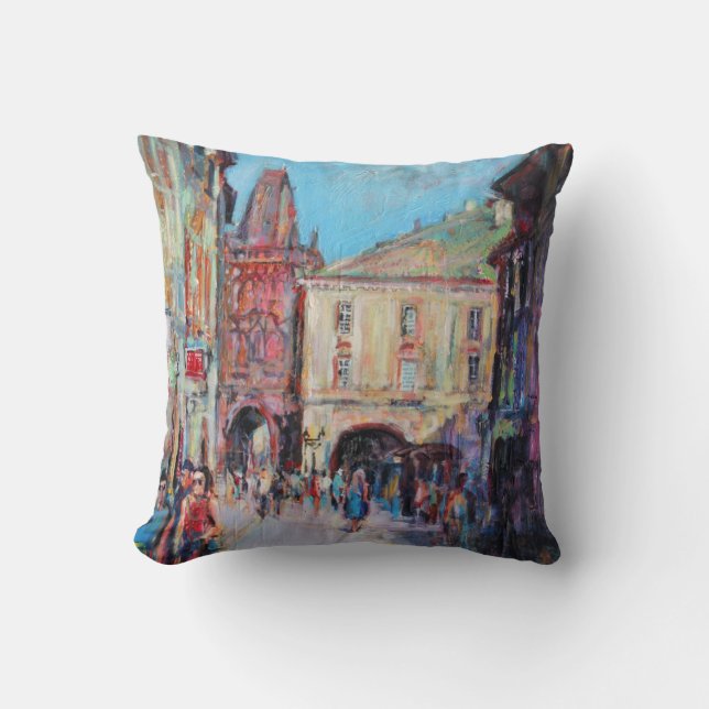 Coussin Prague latéral ensoleillé (Recto)