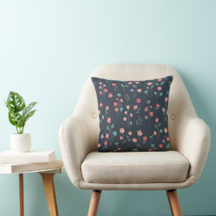 Coussin Prairie Pastel de Minuit