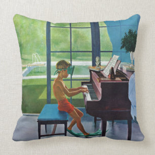 Coussin Pratique en matière de piano de Poolside