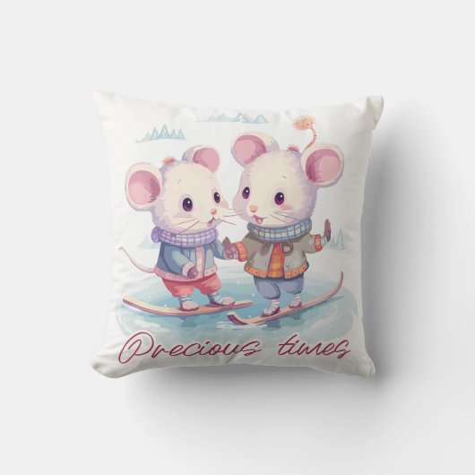 Coussin Precious times (Recto)