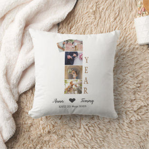Coussin Premier anniversaire de mariage