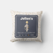 Coussin Premier anniversaire, Première orbite autour du so (Recto)